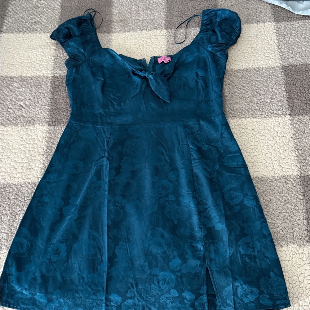 Miami Teal Mini Dress